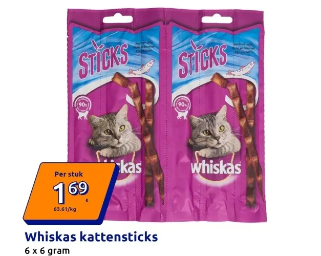 Aanbieding: kattensticks