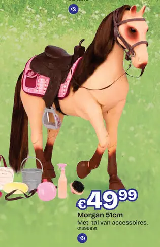 Aanbieding: Articuleerbaar paard Morgan 51 cm