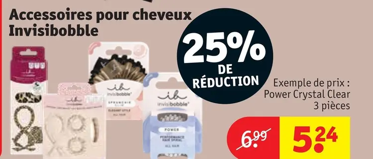 Offre: Accessoires pour cheveux Invisibobble