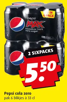 Aanbieding: Pepsi cola zero