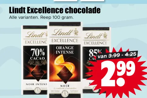 Aanbieding: Excellence chocolade