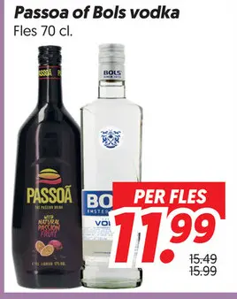 Passoa of Bols vodka