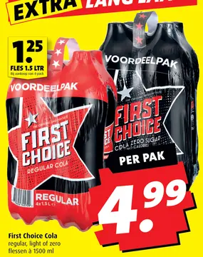 Aanbieding: First Choice Cola
