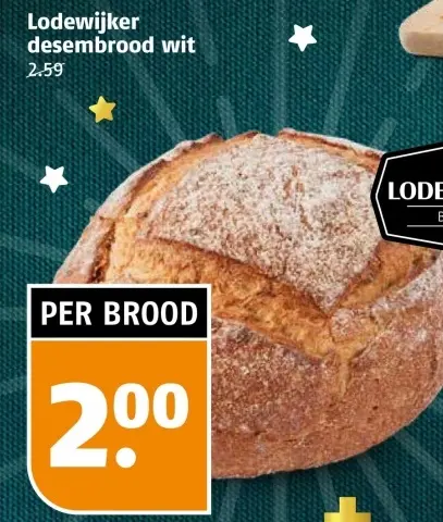 Aanbieding: Lodewijker desembrood wit