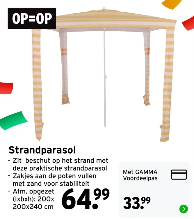 Aanbieding: Strandparasol
