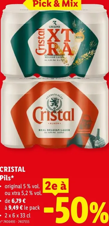 Offre: Cristal Pils