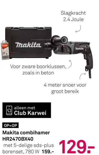 Aanbieding: Combihamer HR2470BX40