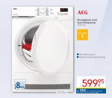 Aanbieding: Droogkast met warmtepomp
