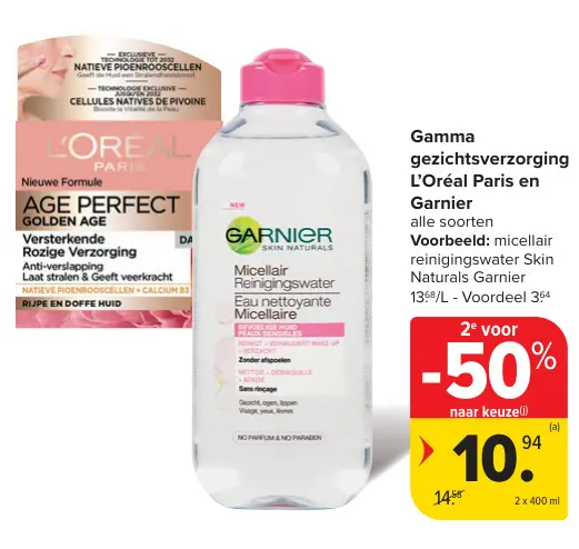 Promotie: gezichtsverzorging