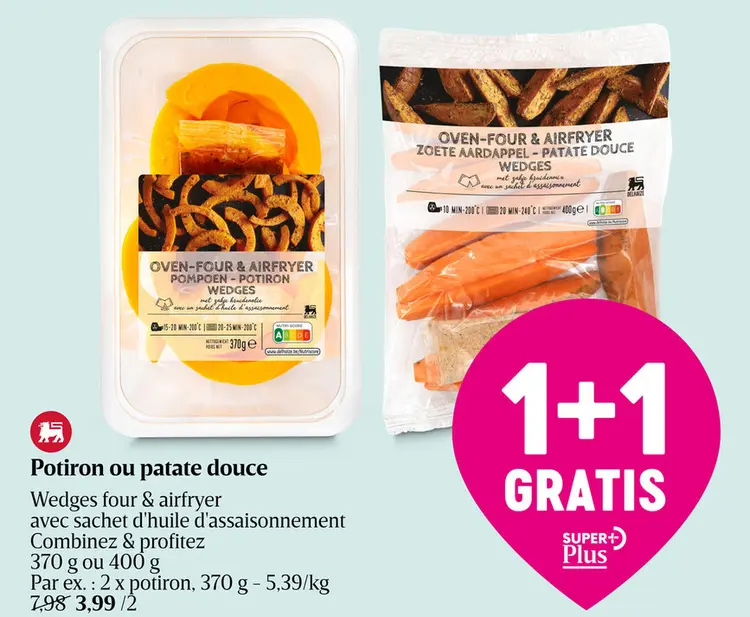 Offre: Potiron ou patate douce