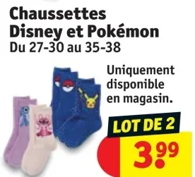 Offre: Chaussettes