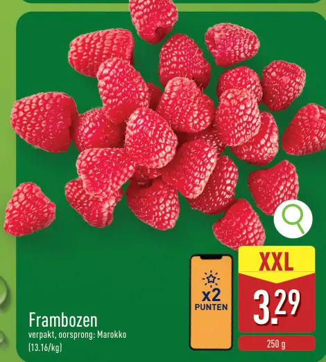 Promotie: Frambozen