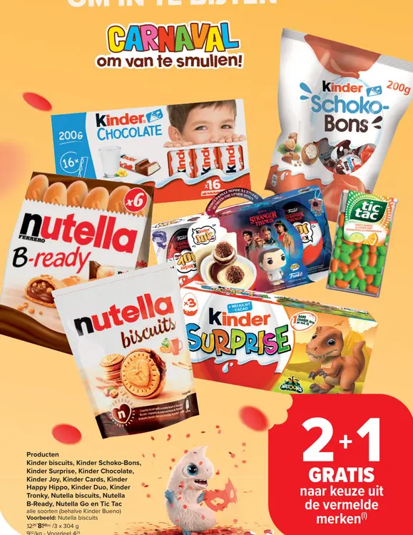 Promotie: Kinder biscuits, Kinder Schoko-Bons, Kinder S