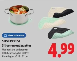 Aanbieding: Siliconen onderzetter