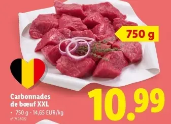Offre: Carbonnades de boeuf XXL