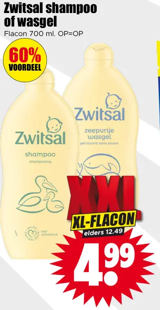 Aanbieding: shampoo of wasgel