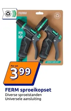 Aanbieding: FERM sproeikopset
