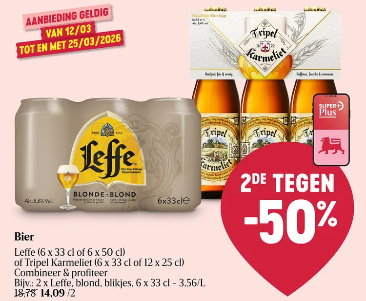 Promotie: Leffe or Tripel Karmeliet