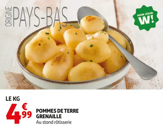 Offre: Pommes de terre grenaille
