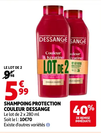 Promotie: Shampoing protection couleur