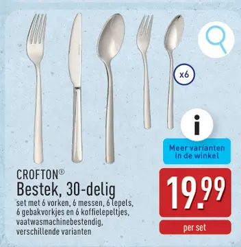 Aanbieding: CROFTON® Bestek, 30-delig