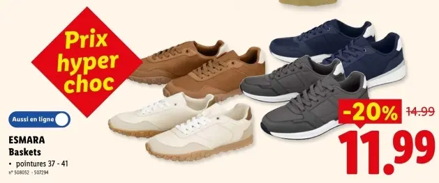 Offre: Baskets