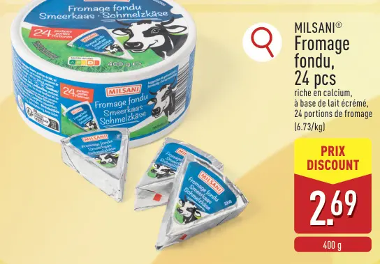 Offre: Fromage fondu