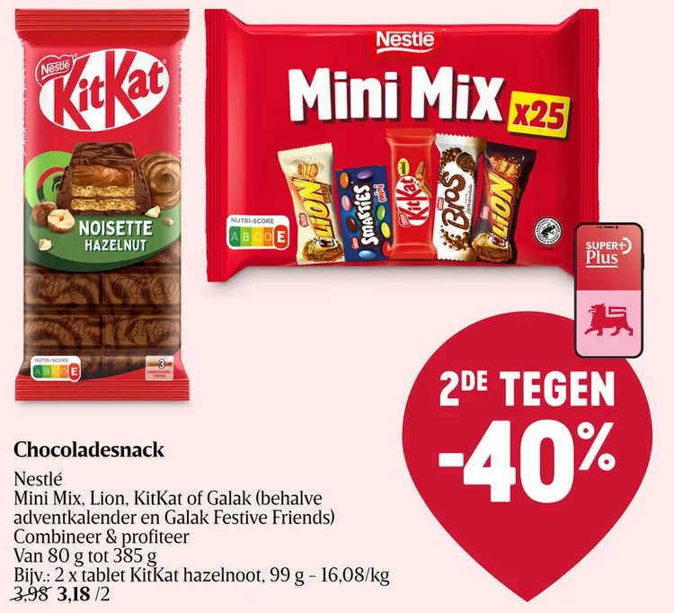 Aanbieding: Chocoladesnack