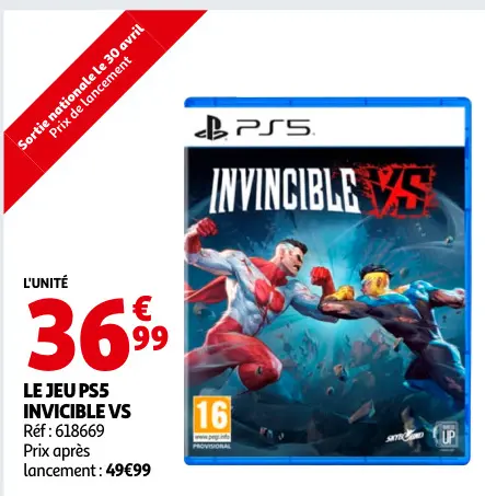 Promotie: Le jeu ps5 invicible vs