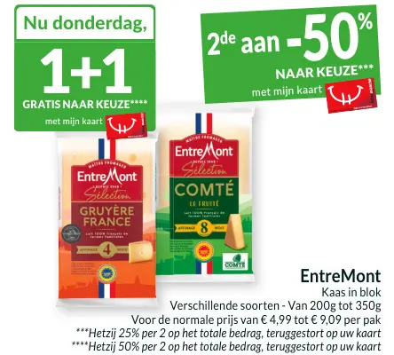 Promotie: Kaas in blok