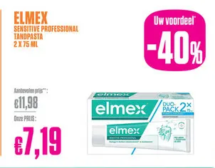 Promotie: Sensitive Professional Tandpasta 2 x 75 ML