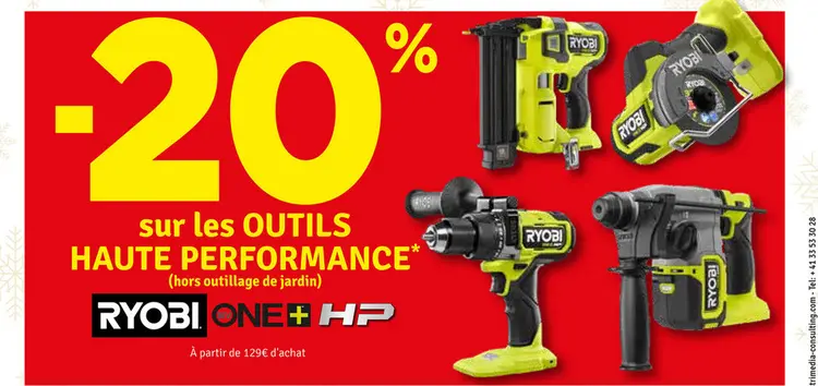 Offre: Outils haute performance