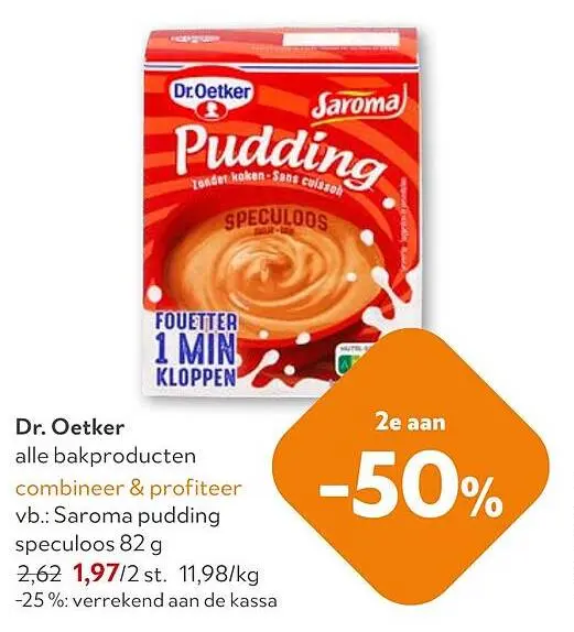 Promotie: Dr. Oetker alle bakproducten