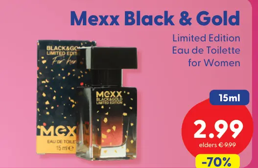 Aanbieding: Mexx Black & Gold