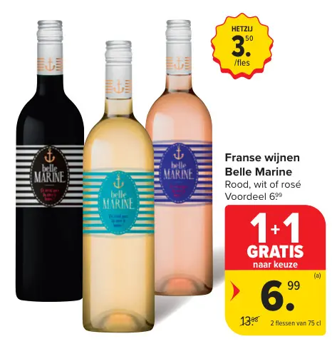 Promotie: Franse wijnen Belle Marine