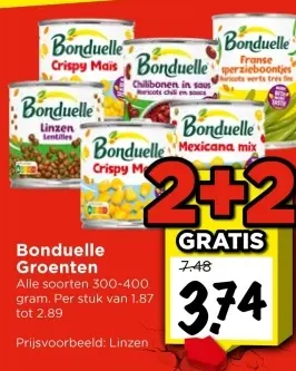 Aanbieding: Bonduelle Groenten