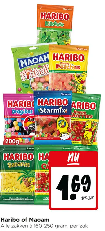 Aanbieding: Haribo or Maoam