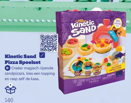 Aanbieding: Kinetic Sand Pizza Speelset