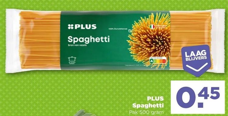 Aanbieding: PLUS Spaghetti