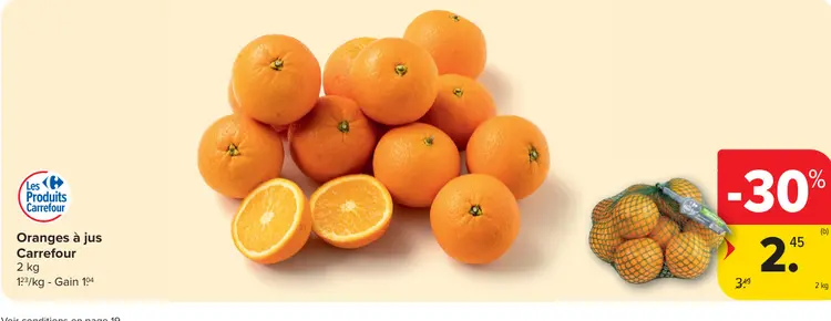 Offre: Oranges à jus