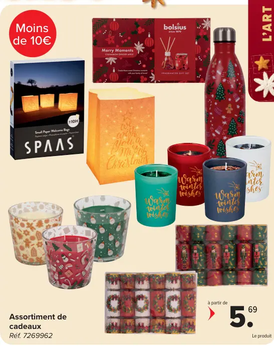 Offre: Assortiment de cadeaux