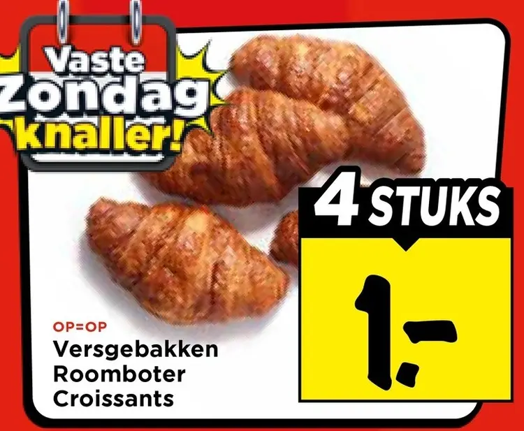 Versgebakken Roomboter Croissants