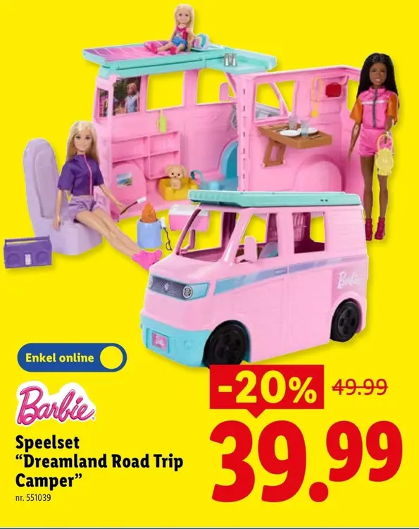 Promotie: Speelset "Dreamland Road Trip Camper"