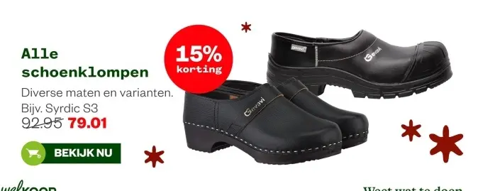 Aanbieding: Schoenklompen