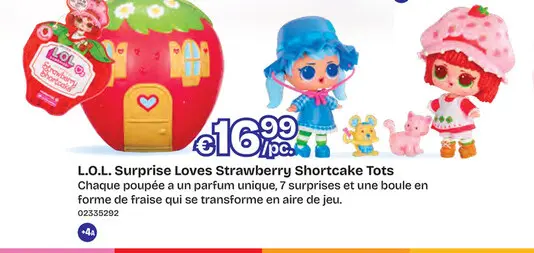 Offre: L.O.L. Surprise Loves Strawberry Shortcake Tots