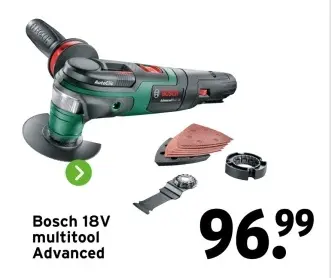 Aanbieding: 18V multitool Advanced