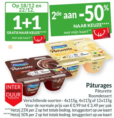 Promotie: Pâturette Roomdessert
