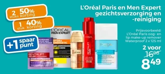 Aanbieding: Gezichtsverzorging en -reiniging