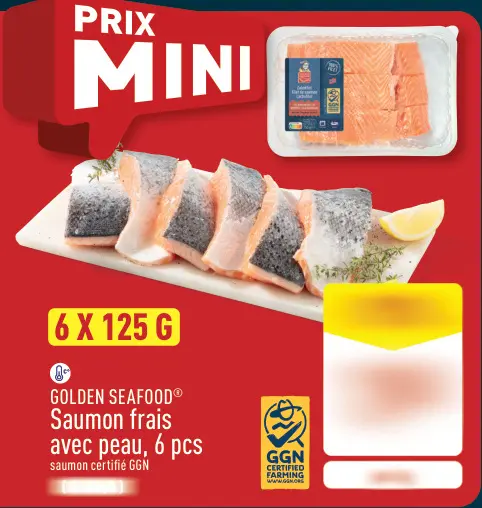 Offre: Saumon frais avec peau
