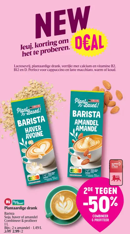 Promotie: Plantaardige drank